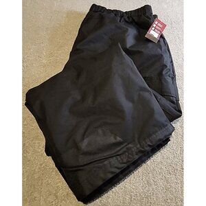 NWT Swiss Tech Men Sz 4XL Performance Gear Ski Snow Pant Black Cargo Zip ankle
